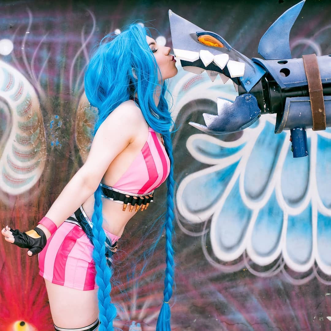 Fe Galvão as Jinx (League of Legends)