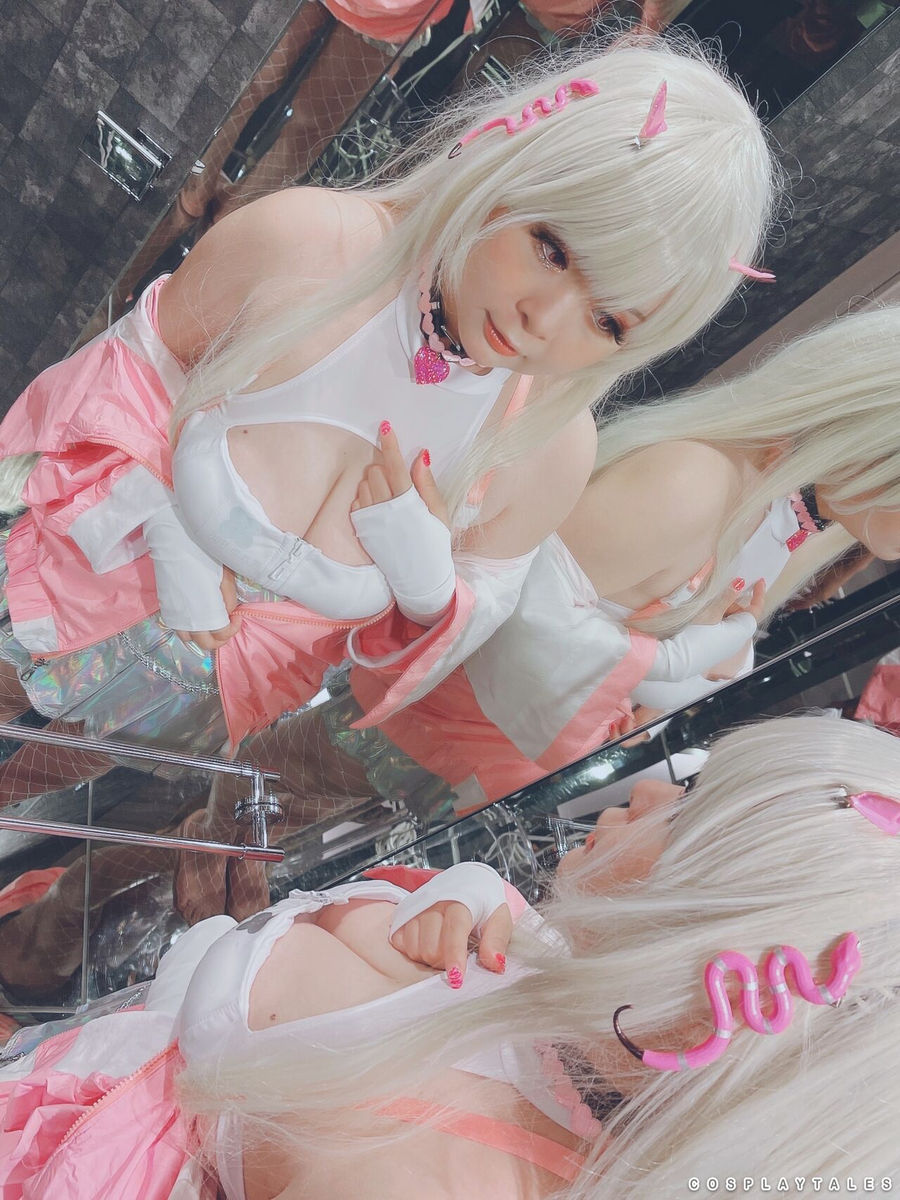 バイパー_NIKKE_コスプレ💗（りりむ）万華鏡ルーム、バスルームおっぱいガラスプレス、爆乳コスプレポートレート_【写真集】バイパー