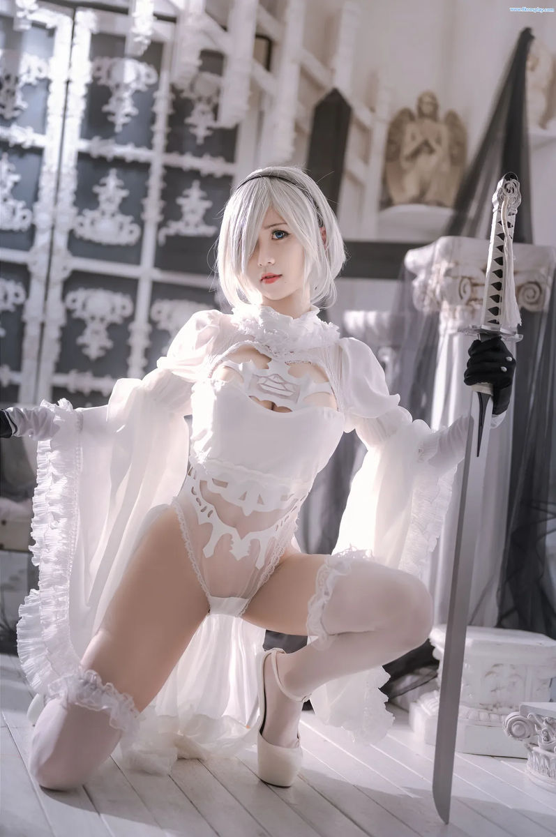Nier 2B Bride Cosplay