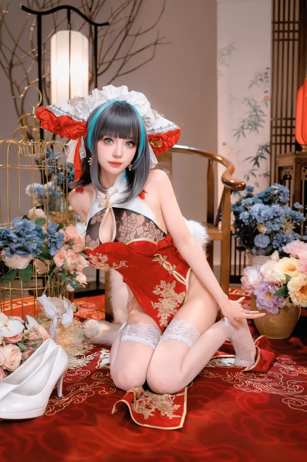 Shika小鹿鹿 - 碧蓝航线 柴郡 新春旗袍