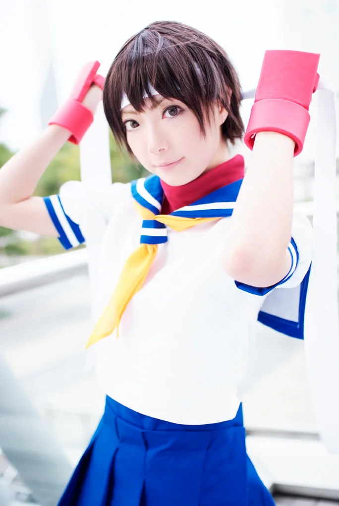 Street Fighter's Sakura by Ibara
